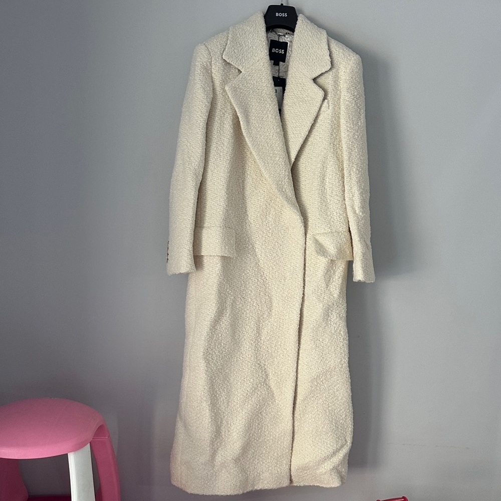 BOSS Women's Elegant Cream Teddy Jacket